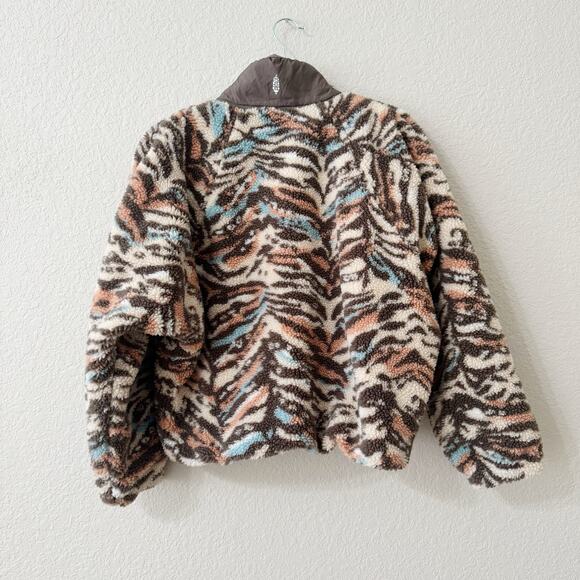 Free People Movement Hit The Slopes Fleece Pullover Desert Combo Size M - Picture 6 of 8